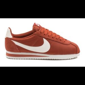 Nike Cortez “Red Orange Suede Nylon” Sz 8.5 NEW